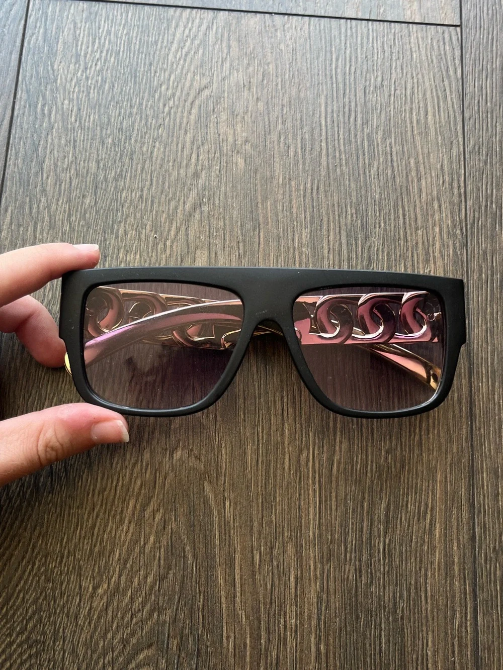 Black and Gold Sunglasses